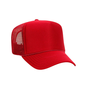 5 Panel Mesh Trucker <b>Hat</b> with Adjustable Snap Custom Logo Y2K Hip Hop Style Beach & Outdoor Casual Bulk Order Wholesale - Product Image 4