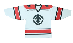 Vente en gros d'usine, maillot de hockey sur glace personnalisé avec logo par sublimation, uniforme de hockey de haute qualité, 100% polyester 220g - Product Image 6