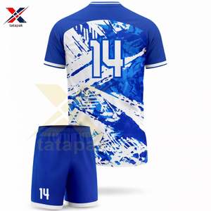 Uniforme de Fútbol 7V7, Conjunto de Camiseta Personalizada con Impresión Digital, Transpirable, de Secado Rápido, 100% Poliéster, Cintura Elástica Ajustable, Pantalón Corto - Product Image 6