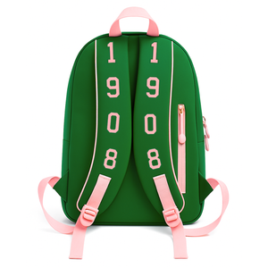 Alpha | Kapa | Alpha Sorority Backpack Women's Bookbag With Zipper Pockets <b>Adjustable</b> Shoulder <b>Strap</b> Collegiate Sports Daypack - Product Image 3