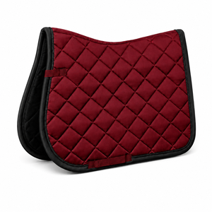 Almohadilla de Silla de Montar para Caballo, Acolchada, de Mezcla de Algodón, Color Borgoña, Multiusos, Absorbente de Impactos, Transpirable, Suave, Duradera y que Absorbe la Humedad - Product Image 6