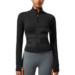 Chaqueta de Yoga con Cierre para Mujer, Elegante, Ajustada, Transpirable, para Entrenamiento, Gimnasio, Fitness, Yoga, Ropa Deportiva, Venta al Por Mayor - Product Image 6