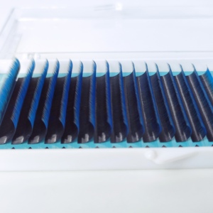 Vente en gros OCLASSIC ELFA Plateaux de cils synthétiques professionnels Courbure L M Volume intense Fait main Fibre HY LON Cils noirs mats - Product Image 1