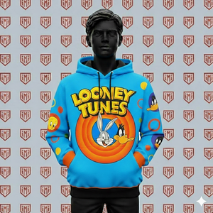 Sweat-shirts à capuche unisexes surdimensionnés imprimés sur mesure avec poche, 100% coton, anti-rétrécissement, impression numérique - Product Image 5