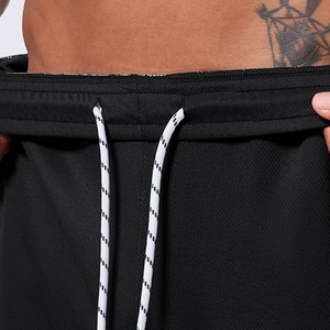 Shorts de sport décontractés personnalisés style High Street 2026, séchage rapide, respirants, en toile, taille élastique, motif uni, prix abordable - Product Image 4