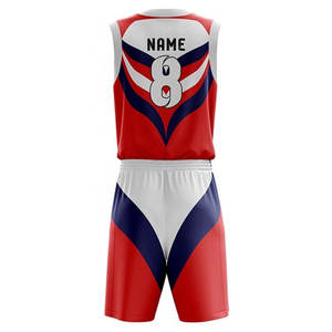 Tenue de sport unisexe de couleur unie pour l'entraînement, uniforme de basketball, vêtements de basketball 2 pièces - Product Image 3