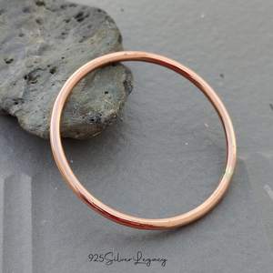 Brazalete de Cobre Sólido y Grueso, Ajustable, Curativo, Hecho a Mano, Joyería Unisex - Product Image 1