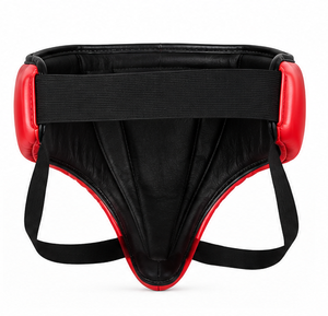 Protector Inguinal de Boxeo Personalizado al por Mayor con Logotipo, Unisex, de Cuero Vacuno, para MMA, Muay Thai, Kickboxing, Entrenamiento y Sparring - Product Image 2
