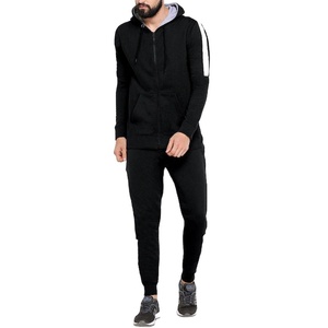 Survêtement unisexe XL à logo personnalisable confortable et respirant en coton à séchage rapide à rayures hiver grande taille hommes femmes - Product Image 2
