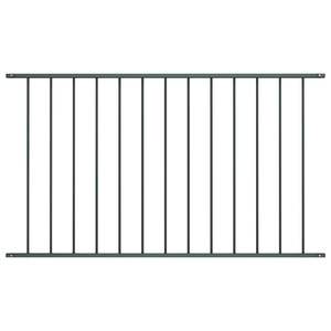 Panel de Cerca de Acero con Recubrimiento en Polvo Color Antracita, 5.4 pies x 2.5 pies, Producto de Estructuras de Acero - Product Image 1