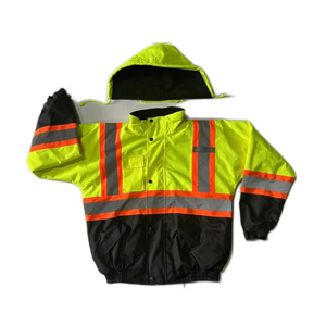 Custom Reflective <b>Jacket</b> High Visibility Waterproof Safety Workwear for Outdoor Construction <b>Workers</b> - Product Image 6