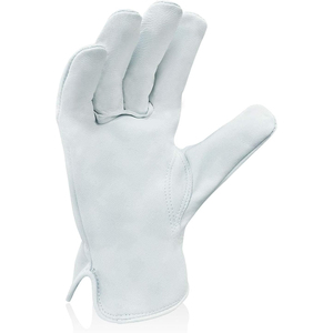 Keystone Thumb Driving Gloves Abrasion Resistant Anti Cut Leather Driver Gloves Durable Construction <b>Builders</b> Safety Work Gloves - Product Image 2