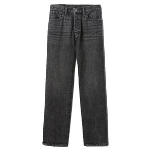 Jeans en denim vintage amples et larges pour hommes, avec logo personnalisé, style streetwear hip hop, pantalon baggy. - Product Image 1