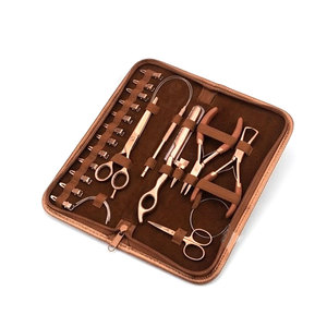 Salon Professional Hair Extension Tool Kit With Pliers <b>Hook</b> Needle Loop Tool Beads Thread <b>Clips</b> For Micro Ring Hair Extension - Product Image 1