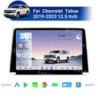 Autoradio Android 13 12,5'' avec écran tactile GPS vidéo pour Chevrolet Tahoe 2019-2023 Lecteur multimédia stéréo pour voiture