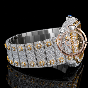 Men's Full Moissanite <b>Diamond</b> <b>Watch</b> Luxury Iced Out Bracelet Wristwatch - Product Image 2