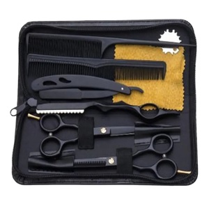 2025 nuevo diseño de acero inoxidable, Kits de peluquero profesional, uso completo de salón, tijeras de corte de pelo más delgadas para adultos, venta al por mayor - Product Image 1