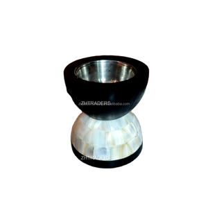 Brûleur Bakhoor en bois de résine époxy exquis élégant fait à la main arabe Mubkhar traditionnel Oud charbon de bois et aromatique Accent de décor à la maison - Product Image 1