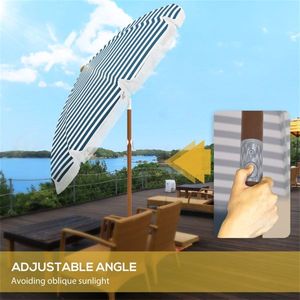 Conjunto de Sombrilla y Base para Patio, para Entretenimiento al Aire Libre - Product Image 4