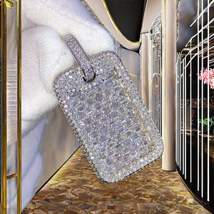 จี้เพชรทรงสี่เหลี่ยม SHRAMAN DIAMOND แบบสั่งทำพิเศษ เงินแท้ 925 ชุบโรเดียม เครื่องประดับฮิปฮอปสำหรับทุกเพศ ประดับเพชรโมอิสซาไนต์ เหมาะสำหรับงานปาร์ตี้ - Product Image 5