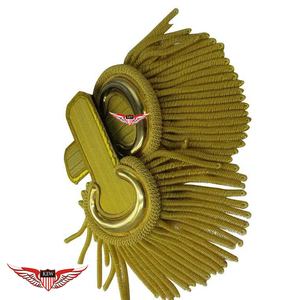 Epaulettes de Hombro KEW con Detalles en Oro, Hechos a Mano, Diseño Vintage de Lujo, Ecológicos y Bordados - Product Image 1