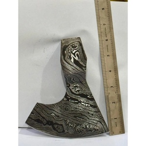 Hacha Jexmoo DIY de Acero de Damasco con Patrón Trenzado, Hecha a Mano, de Calidad Premium, con Funda de Cuero, Regalo para Papá, para Actividades al Aire Libre - Product Image 5