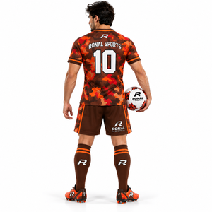 Conjunto de Uniforme de Fútbol Personalizado para Hombre, Ropa Deportiva para Adultos y Niños, Uniforme de Fútbol Personalizado con Nombre, Número y Logotipo - Product Image 4