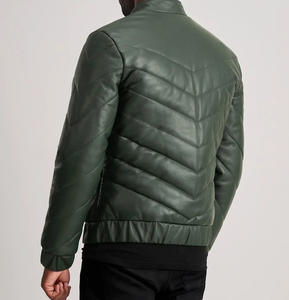 Veste en cuir unisexe tendance, col montant, coupe-vent et imperméable, disponible en différentes couleurs, prix le plus vendu - Product Image 5