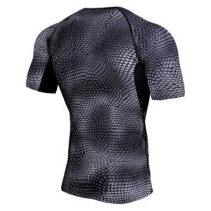Haut de sport léger et respirant à manches courtes, anti-UV, extensible, contrôle de l'humidité, séchage rapide, pour les entraînements de fitness - Product Image 3