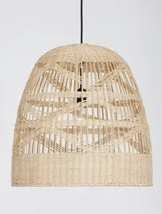 Best Supplier Bamboo Rattan Pendant Lamp Handwoven <b>Light</b> <b>Fixture</b> for Hospitality Design - Product Image 4
