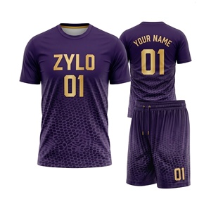 ชุดยูนิฟอร์มฟุตบอลแบบมีธง 7 คน สำหรับเยาวชน แบบสั่งทำพิเศษ เสื้อแขนสั้น ขายส่ง - Product Image 3