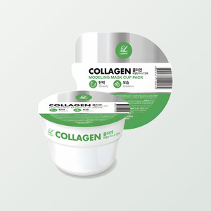 มาส์กหน้าและผิวกายเกาหลี Lindsay Modeling Mask Cup Pack Collagen 28 กรัม - Product Image 5