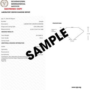 Diamant de laboratoire de 5,02 carats, taille radiant, vert vif fantaisie, VS1, certifié IGI, diamant CVD en vrac, vente en gros pour la fabrication de bijoux - Product Image 2
