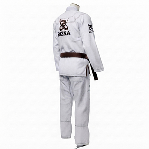 Kimono d'entraînement BJJ en coton 100% avec coutures Tatami, logo personnalisé sur le devant, durable, respirant, unisexe, adulte, directement de l'usine - Product Image 3