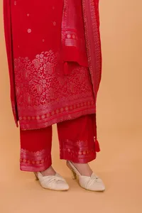 ชุดสูทฤดูหนาวสำหรับผู้หญิง ยี่ห้อ Safaa รุ่น Dilkash ผ้าสำหรับตัดเย็บเสื้อผ้าแบบยังไม่เย็บติดกัน - Product Image 3