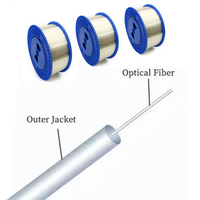 Bobina de Fibra Óptica Monomodo G652D G657A1 G657A2 Directa de Fábrica, Fibra de Baja Atenuación para Fabricación de Cables FTTH