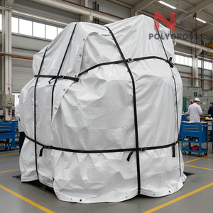 Bâche de sécurité imperméable pour machines, bâche de sécurité industrielle renforcée pour usage en usine et entrepôt - Product Image 2