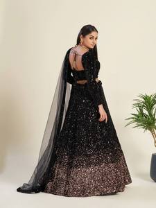 Indian Ethnic Designer Partywear Lehenga Choli for Wedding <b>Party</b> and Festive Functions for Women Trendy Fancy Outfit for <b>Party</b> - Product Image 3