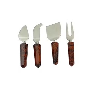 ชุดมีดชีสตกแต่งสำหรับใช้ในบ้าน ทำจากสแตนเลส ชุดอุปกรณ์ตัดชีสและเสิร์ฟในครัว - Product Image 1