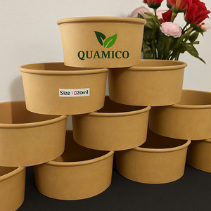 Custom Logo Biodegradable <b>Paper</b> <b>Bowls</b> for Takeaway Packaging - Product Image 6