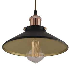 Industrial Metal Pendant Light Black Hanging Ceiling <b>Lamp</b> Vintage Loft <b>Kitchen</b> Dining Room Indoor Decorative Lighting - Product Image 3