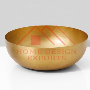 ชามเสิร์ฟขนมทำจากเหล็กสีทองคุณภาพ2025สำหรับตกแต่งห้องนอนเครื่องครัวสำหรับตกแต่งผลไม้และสลัด - Product Image 6