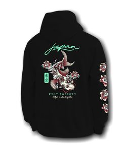 Sudadera con Capucha de Alta Calidad con Diseño de Tatuaje de Koi Japonés, Corte Moderno y Holgado, Técnicas de Impresión de Alta Calidad, Pedidos al por Mayor, Sudadera Transpirable - Product Image 1