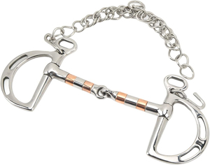 บิตม้าสแตนเลสคุณภาพสูงขายดีที่สุด บิตม้าแบบกำหนดเอง OEM ทนทาน บิตม้าแบบปากแตก ห่วงใหญ่ แบบสั่งทำ - Product Image 1