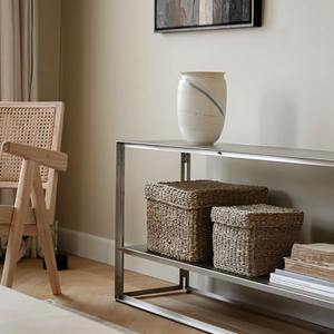 Cesta de mimbre con tapa, hecha a mano, para almacenamiento, venta al por mayor, ecológica, fabricada en Vietnam - Product Image 5