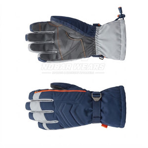 Gants de ski alpins coupe-vent pour l'hiver, avec extérieur imperméable, intérieur isolé, paume résistante et poignet réglable - Product Image 4