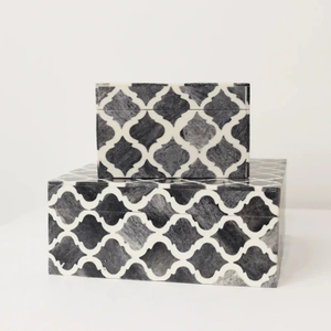 High Quality Bone Inlay <b>Jewellery</b> Organizer <b>Box</b> Handmade Wooden Decorative Gift Case for Women and <b>Girls</b> - Product Image 3