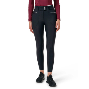 Pantalon d'équitation skinny fit extensible pour compétition, pantalon d'équitation pour femme à haute élasticité et respirant avec poche latérale - Product Image 1