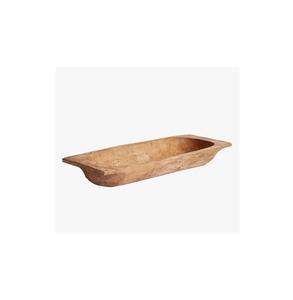 Tazón de madera hecho a mano, diseño minimalista, madera sin recubrimiento, artesanía para servir comida, regalo, decoración de mesa - Product Image 3