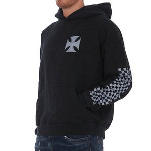 Fabricante directo 100% algodón francés Terry Vintage Sudadera con capucha personalizar alta calidad desgastado hombres ácido lavado Sudadera con capucha - Product Image 4